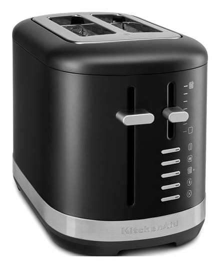 KitchenAid Broodrooster - Matzwart - 5KMT2109EBM - 2 Sleuven - 1100 W - Inclusief kruimellade