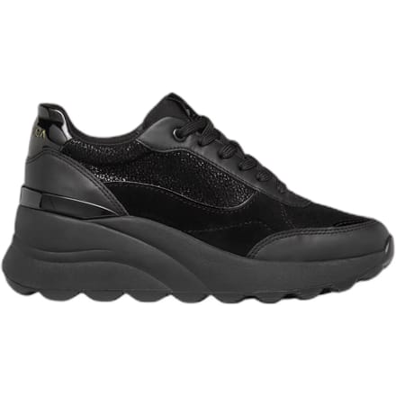 GEOX SPHERICA EC13 DAMES Sneakers - ZWART - Maat 39