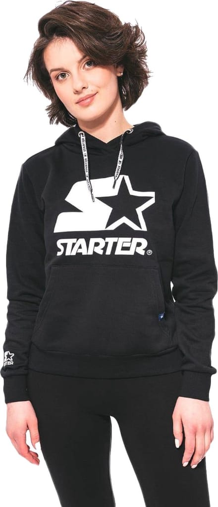 Starter Man Blouse Zip Hoodie, Vrouwen, Zwart, Sweatshirt, maat: S