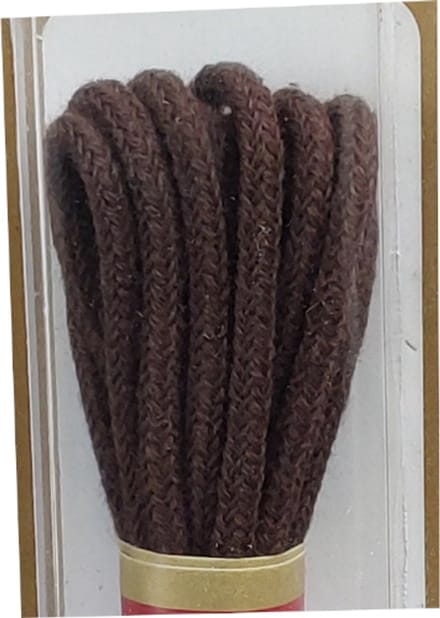 Ronilux Veter - Donker Bruin - Dun Rond - Lengte 120 cm - Dikte 2,5 mm - Schoenveter