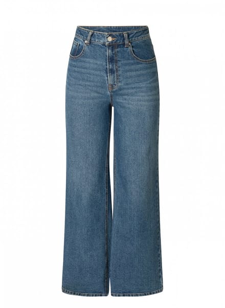 BASE LEVEL Amy Bottoms - Mid Blue - maat W48 / L30