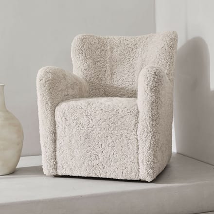 LOBERON Fauteuil Fleurimond crème
