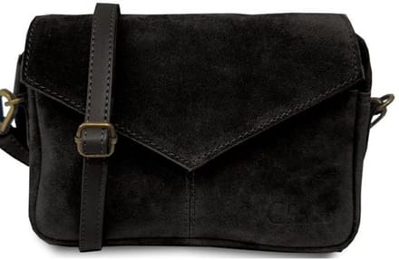 Chabo Bags Envelop Schoudertasje Rio Romy Suede Black