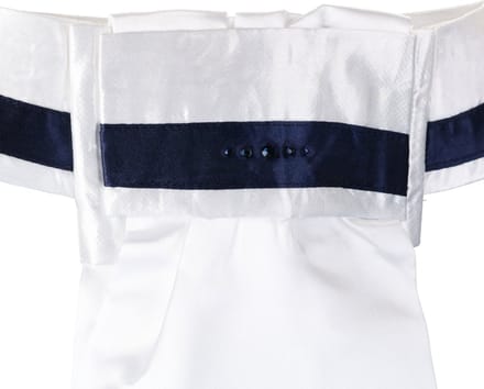 Quur Plastron Quur Qchic Wit-donkerblauw