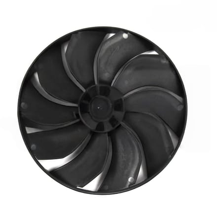 Radiatorventilator - Motorkoeling Ventilator - Motor Koelhouden - Afneembare Bladen - 160 mm - Zwart