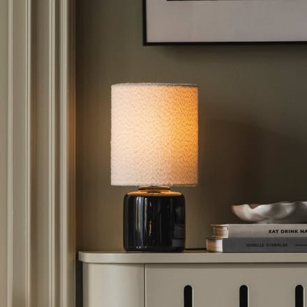 Globen Lighting tafellamp Florian, wit/zwart, hoogte 39 cm