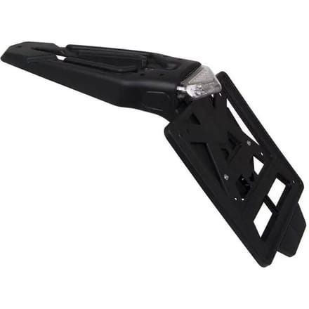 Motorfiets kentekenplaat houder 30° met LED verlichting Rtech