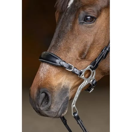 Muserolle voor paard en polsband HFI Hackamore