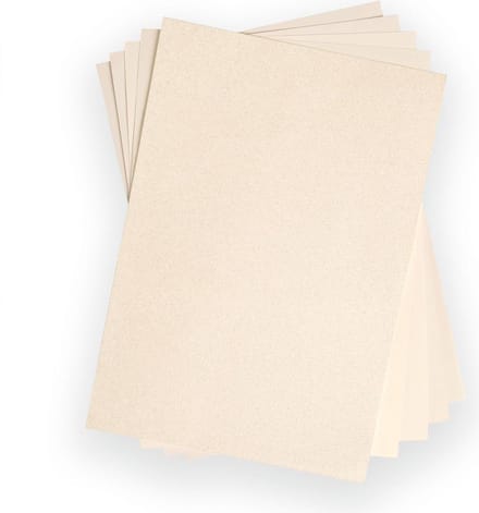 50 vellen Opulent cardstock ivory - Sizzix