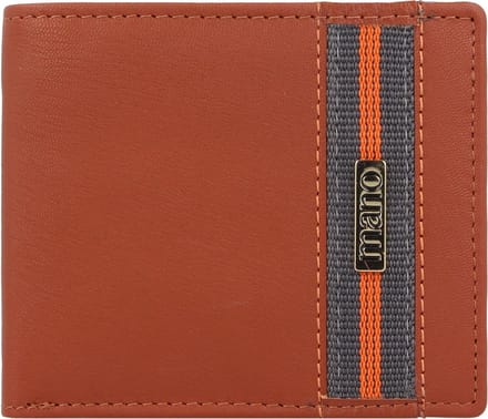 mano Don Leonardo Portemonnee RFID Leer 11 cm - Jongens - Horizontaal - cognac