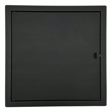 Zwarte Metalen Luik 50x50cm - Toegangsluik met Kliksluiting