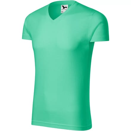T-shirt met V-hals Malfini Slim 146