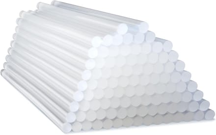 Lijmsticks - Hotmelt sticks - Klus en hobby - Extra lange sticks - 100 stuks - Transparant