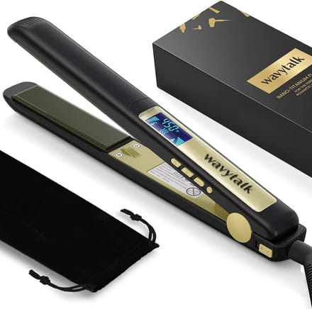 Professionele Titanium Stijltang met Hoge Temperatuur en Dubbele Spanning