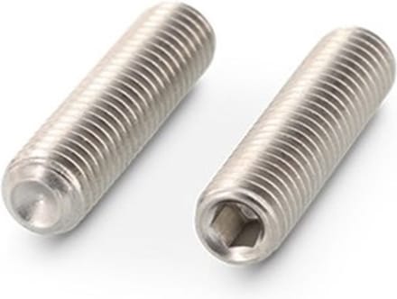 Stelschroef+Krater Din916 M6X25 Rvs A2 - 200 stuks