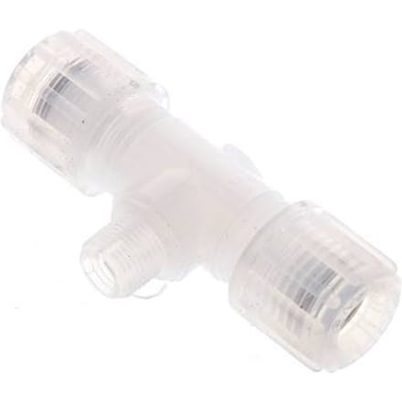 8X6Mm & G1/8'' PFA T-Vormige T-Stuk Snij Fitting Met Buitendraad 10 Bar