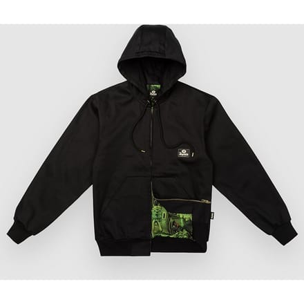 The Dudes Classic Hooded Jas zwart