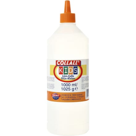 Collall kinderlijm transparant 1000 ml. Geschikt voor het maken van slijm!