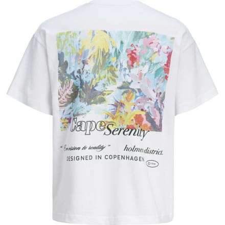 JACK&JONES - JORMONTAUK BACK GRAPHIC TEE SSCN EA26 SN - Heren - T-shirts