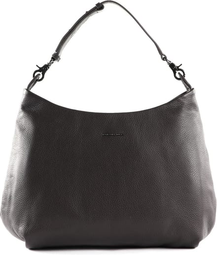 MANDARINA DUCK Leren Schoudertas Mellow Leather Shoulderbag Mole Bruine