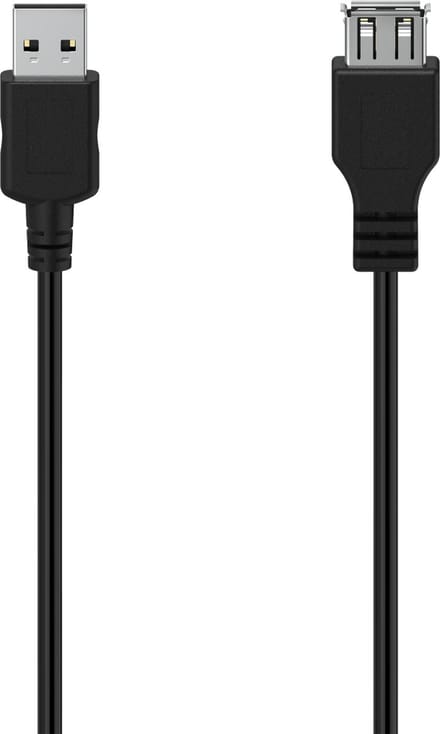 Hama 00300073 USB-kabel USB 2.0 3 m USB A Zwart