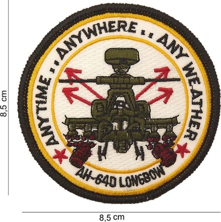 Embleem stof AH-64D longbow