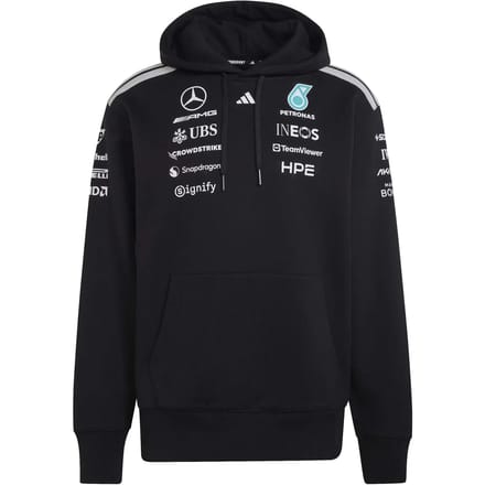 Adidas Performance Mercedes - Amg Petronas Formula 1 Team Driver Sweatshirt Met Capuchon - Heren - Zwart