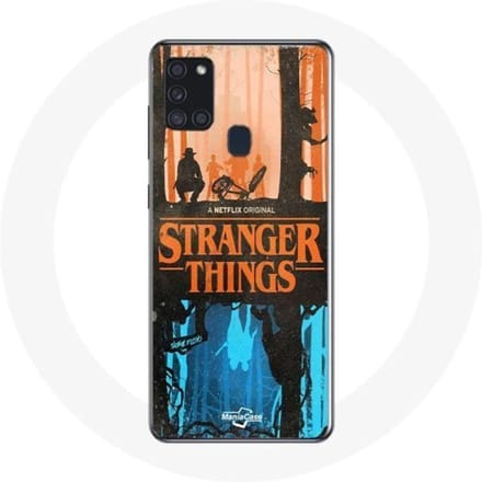 Samsung Galaxy A21S hoesje Strangers Things-logo