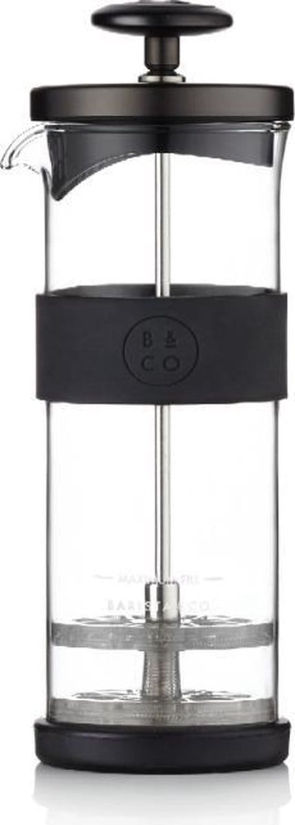 Barista & Co Melkopschuimer - Ø7 x 22 cm - Grijs