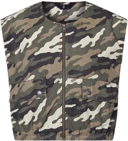 SisterS point Gilet Garwin Ve6 20065 Camouflage Dames Maat - S