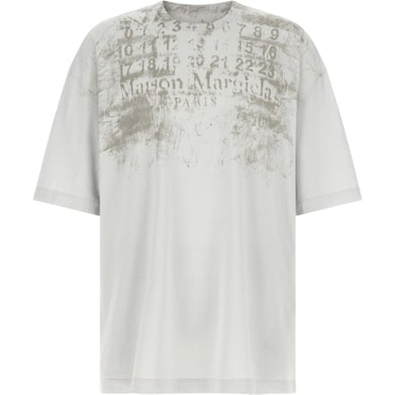 Maison Margiela Grijze Katoenen T-Shirt