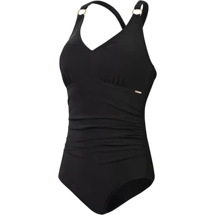 Dames zwempak met 1 stuk v-hals Speedo Eco