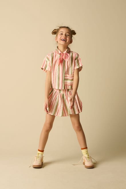 Sissy-Boy - Roze gestreepte blouse