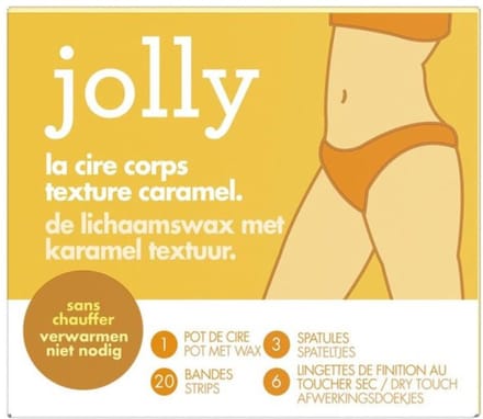 Jolly - Lichaamswax - Karamel Structuur - 20 Strips
