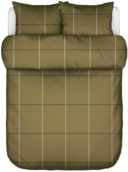 Marc O'Polo Suvie Dekbedovertrek Biologisch Katoenperkal Deep pea - Tweepersoons – 200x200/220 cm