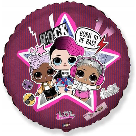 LOL Surprise folieballon Born To Be Bad! ø 45 cm.