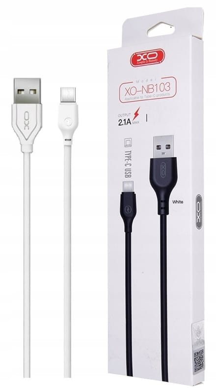 USB-C Kabel 2m Wit - Snel Laden & Data | XO NB103