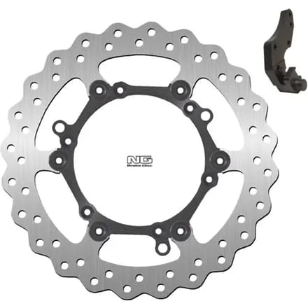 Vlotterende motorremschijfset en steuntje NG Brake Disc Wave 1254XK09