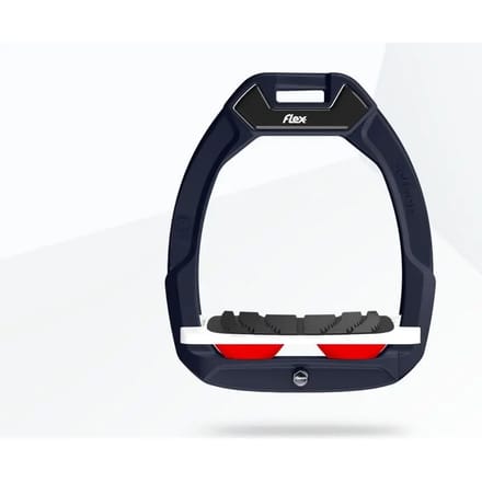 Veiligheidssporen voor paardrijden Incliné Grip Rood/Wit/Rood Flex-On Safe-On