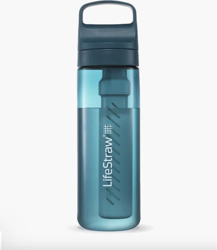 LifeStraw Go 2.0 Water Filter Bottle - 650 ml - Laguna Teal