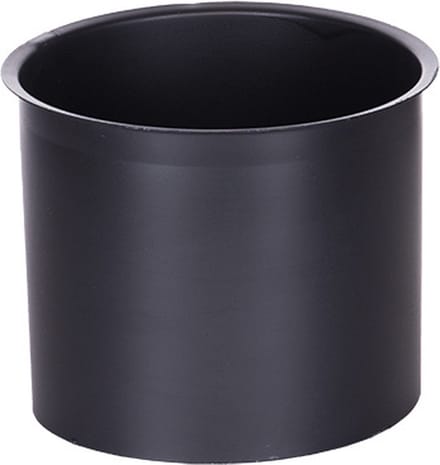 Schoorsteen insert enkel Ø130mm 2mm zwart.