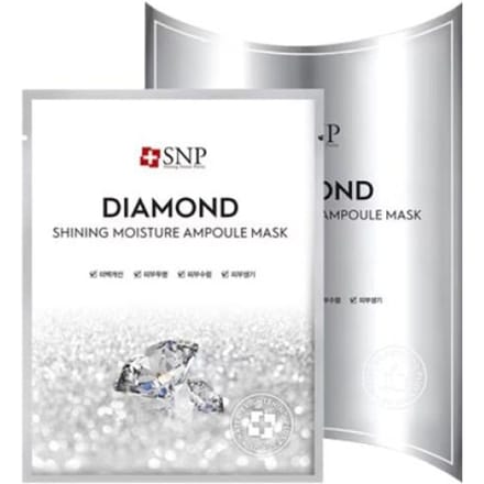 Masque Ampoule Hydratant Scintillant Diamant Set 25 ml x 10 pcs white