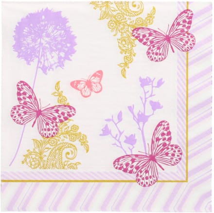 10x 20 Servetten 3-laags 1/4 vouw 40 cm x 40 cm Charlene