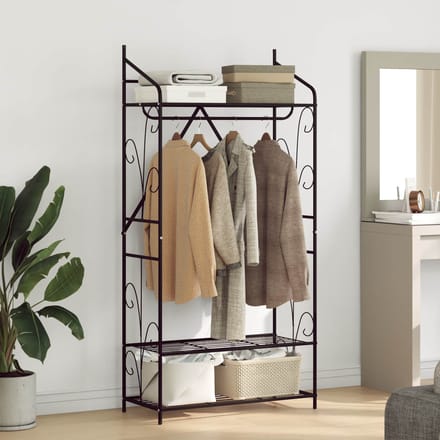 vidaXL - Open - Kledingkast - Effen - 78 - x - 36 - x - 158 - cm