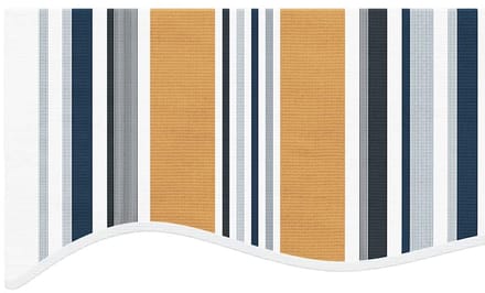 vidaXL - Vervangingsdoek - voor - luifel - 600x300 - cm - polyester - meerkleurig