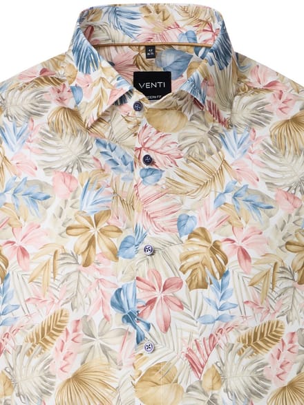 Venti Overhemd Met Print Kent Boord Modern Fit 154410700-400 - L