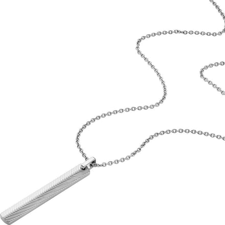 Fossil JF04564040 Heren Collier - Zilverkleurig