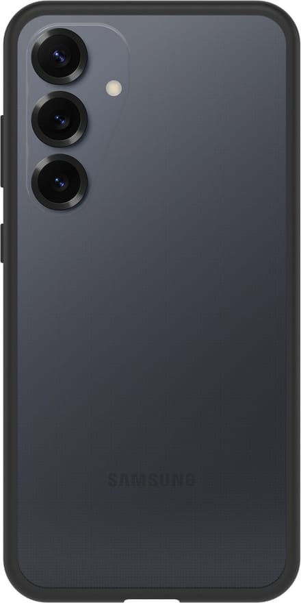 OtterBox React Series voor Samsung Galaxy S25+, transparant/zwart - Geen retailverpakking