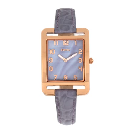 Bertha Marisol Zwitsers MOP horloge met leren band