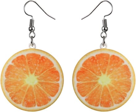 Fako Bijoux® - Oorbellen - Groente & Fruit - Sinaasappel